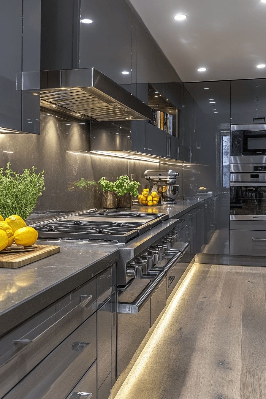 Diseño 3D de cocina en Madrid